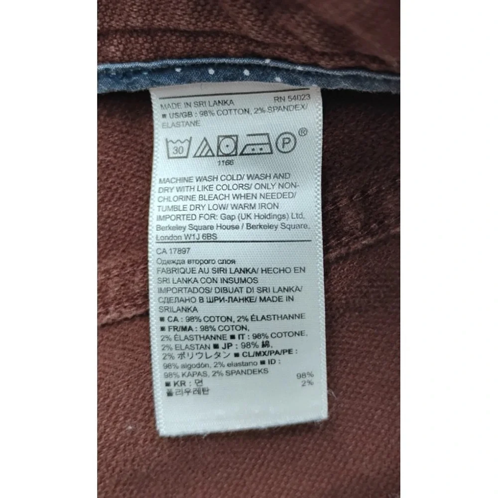 Banana Republic Aiden Chino Flat Front Red Pants Mens Size Tag 33x34 Fit 34x31